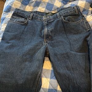 Eddie Bauer Relaxed Fit Dark Blue Jeans